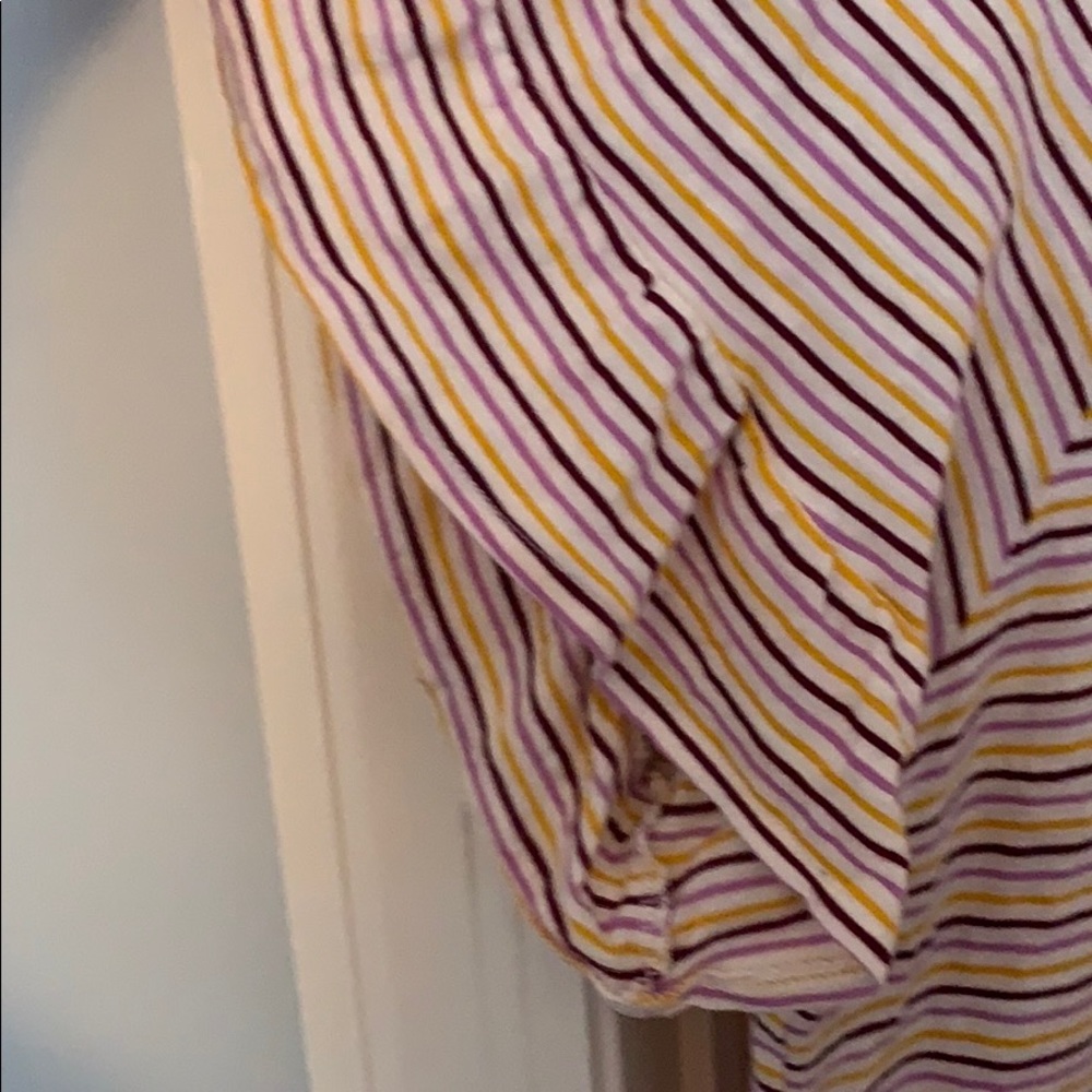 Striped shirt with ruffle sleeves - Picture 3 of 4